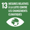 Icône ODD N°13 - Mesures relatives à la lutte contre les changements climatiques
