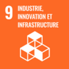 Icône ODD N°9 - Industrie, innovation et infrastructure